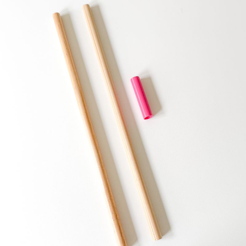 LissieLou 3D Printed Dowel Connectors – Pink Support Joiners for Tall Cakes