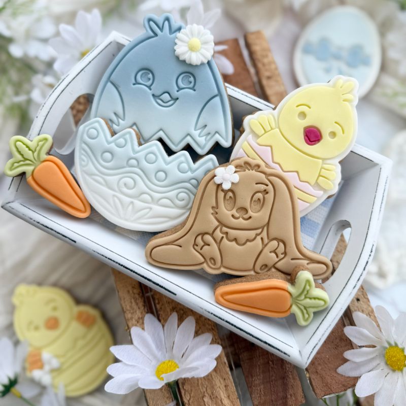 Ultra Floppy Eared Bunny Rabbit Easter Cookie Cutter and Stamp