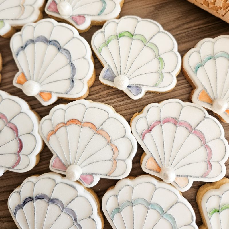 Shell Scallop Under The Sea Cookie Cutter and Embosser
