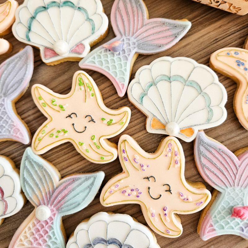 Starfish Under The Sea Cookie Cutter and Embosser