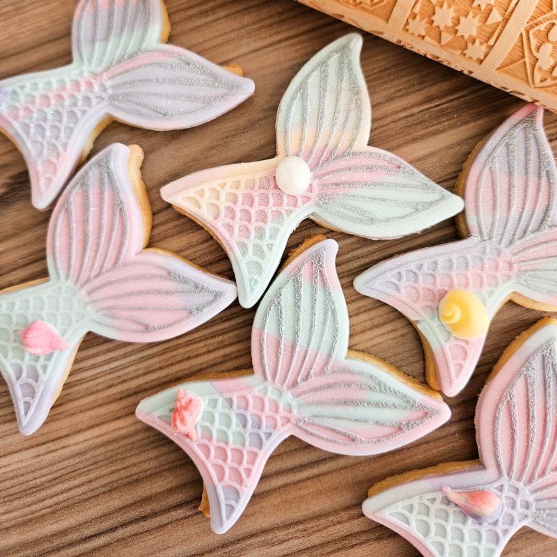 Mermaid Tail Under The Sea Cookie Cutter and Embosser