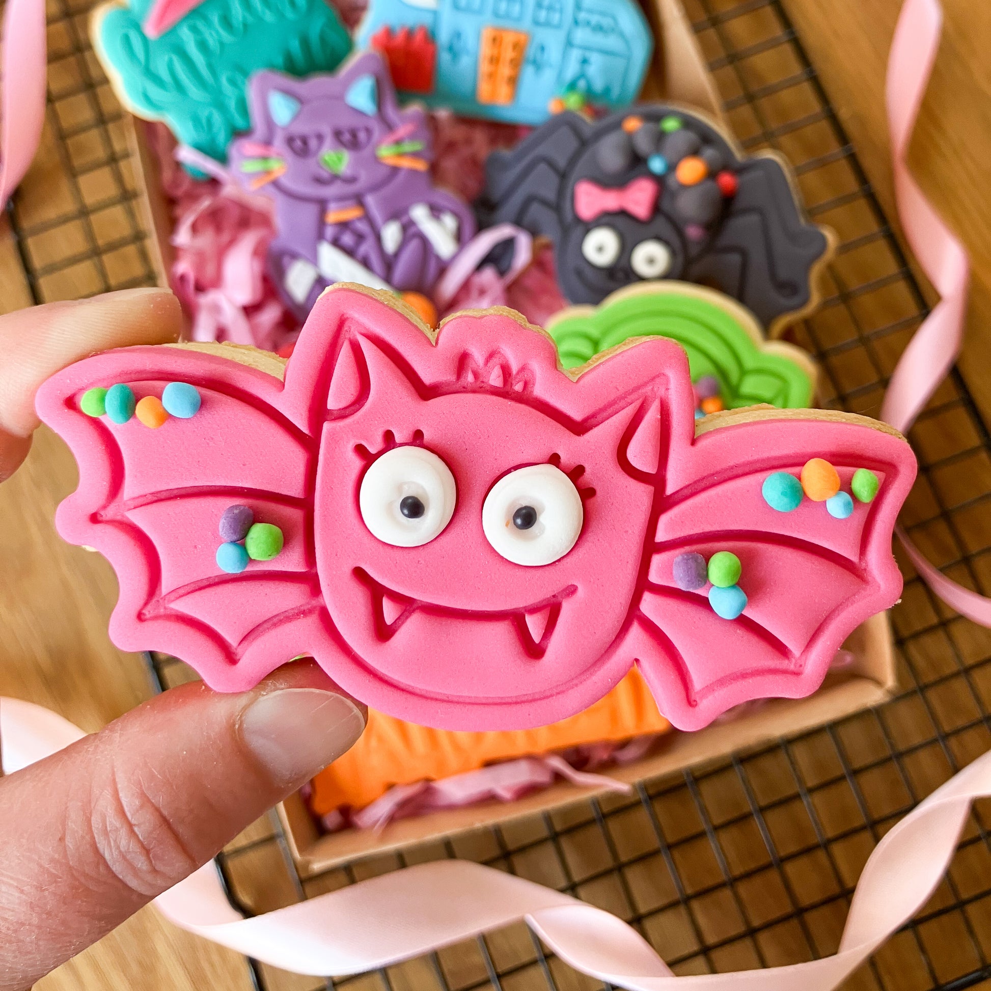 Bat Halloween Cookie Cutter and Stamp