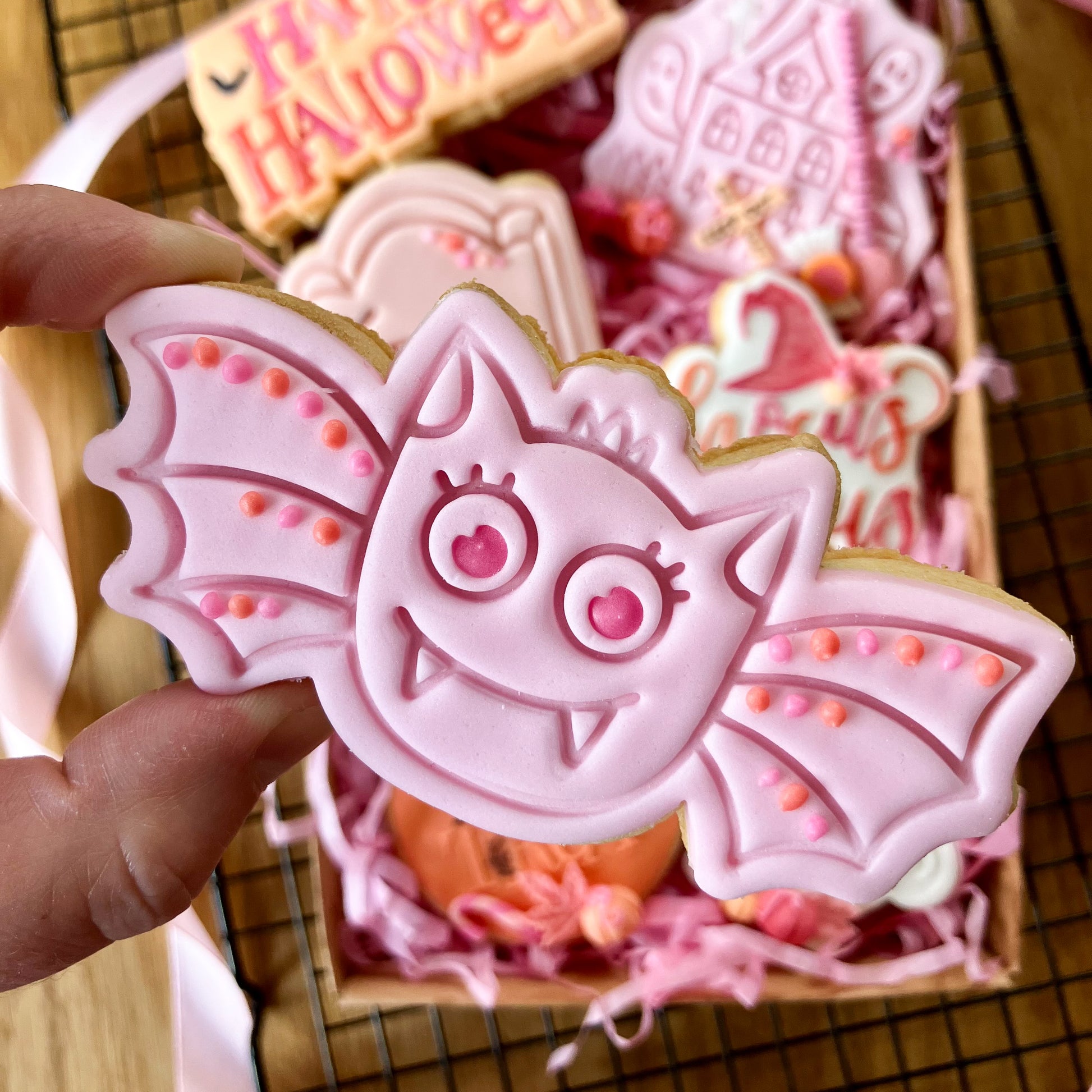 Bat Halloween Cookie Cutter and Stamp