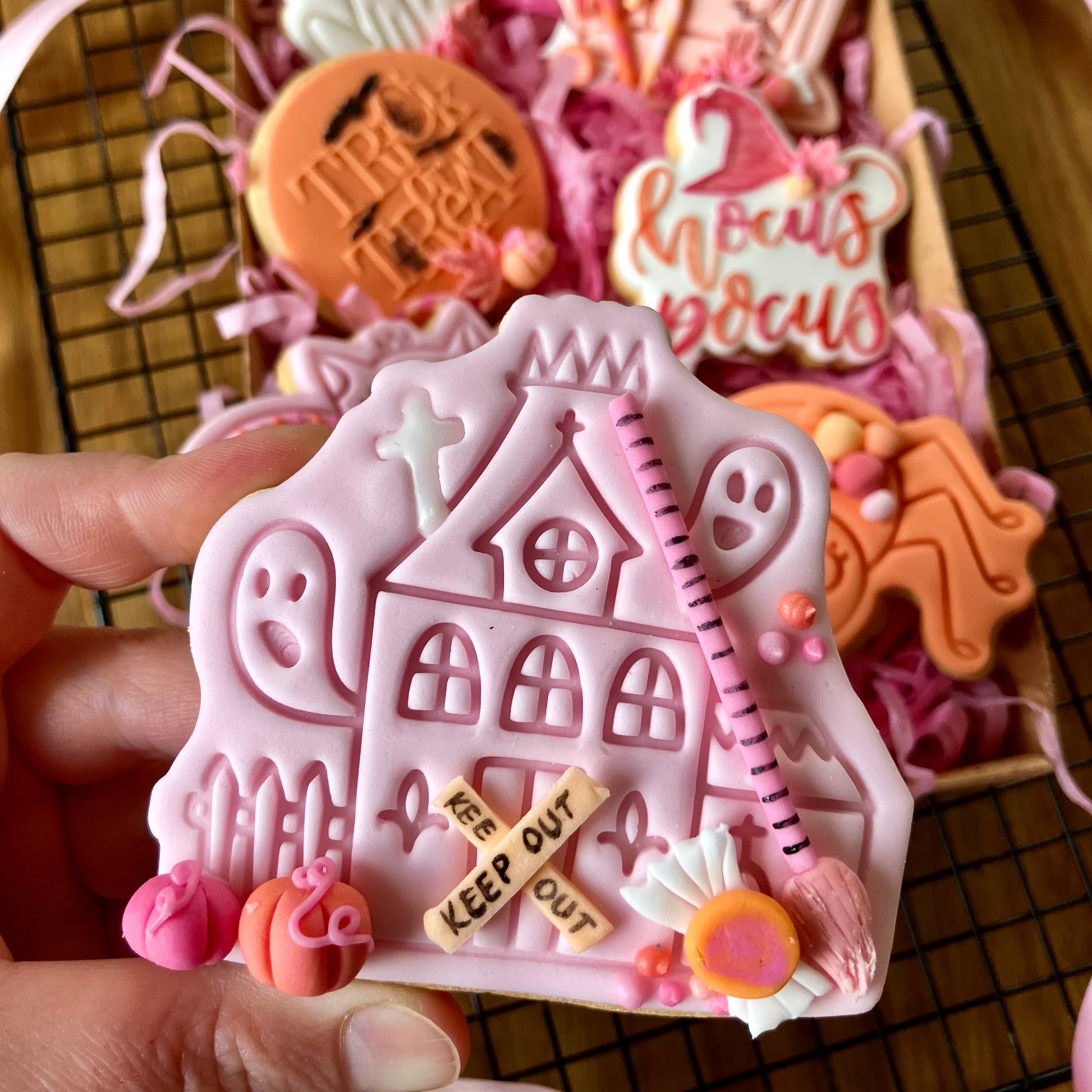 Haunted House Halloween Cookie Cutter and Stamp