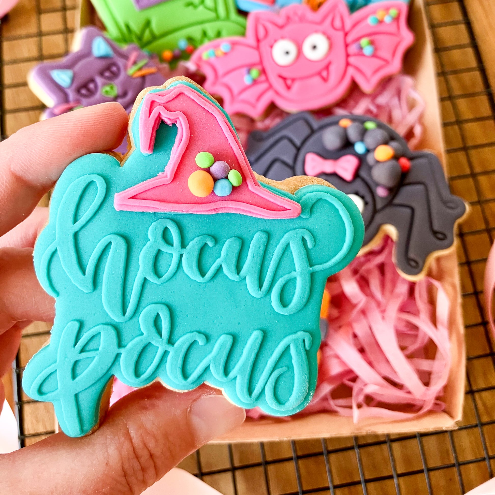 Hocus Pocus Halloween Cookie Cutter and Embosser