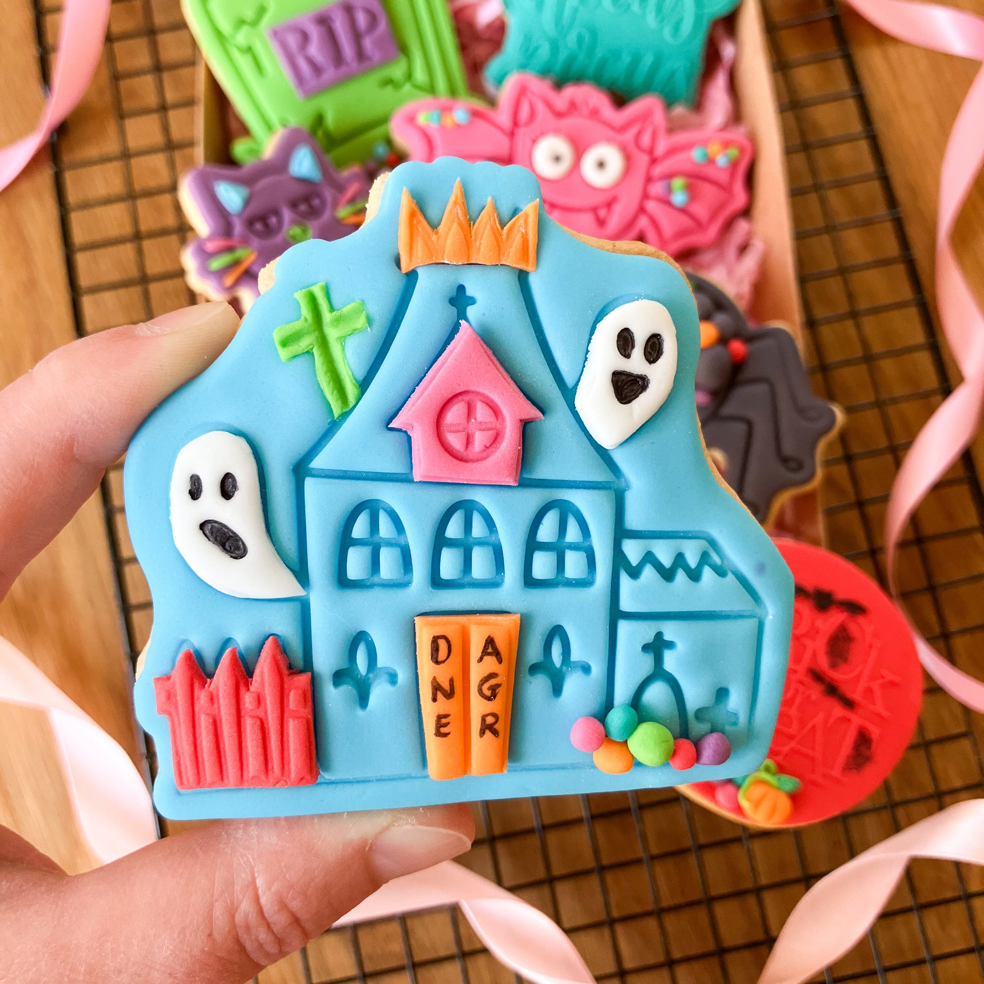 Haunted House Halloween Cookie Cutter and Stamp