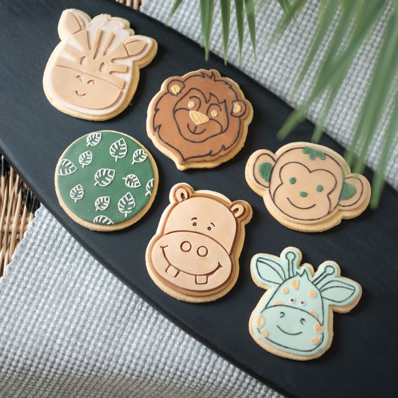 Lion Jungle Cookie Cutter and Embosser