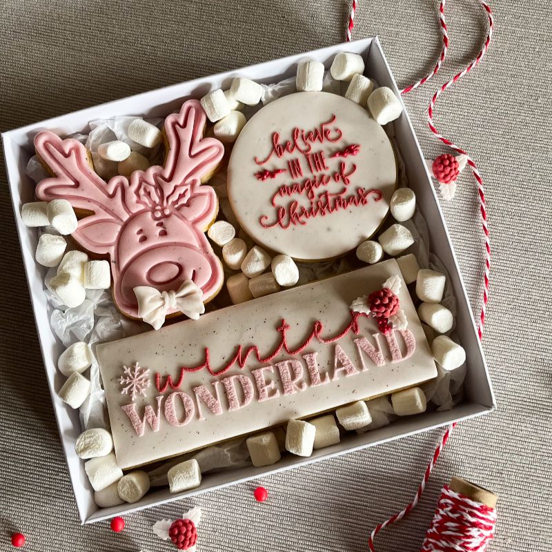 Believe in the Magic of Christmas Cookie Embosser