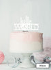 Hello World Baby Shower Cake Topper Premium 3mm Acrylic White