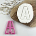 Letters A-Z and Symbol (10cm High) Cookie Cutter