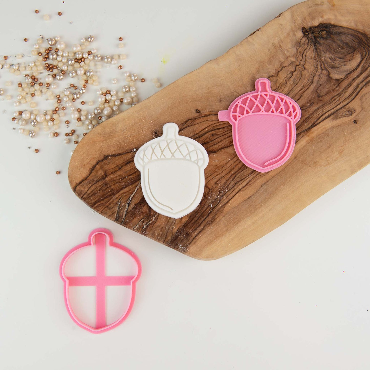 Acorn Woodland Cookie Cutter and Stamp