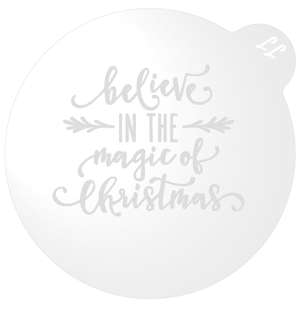 Believe in the Magic of Christmas Cookie Embosser