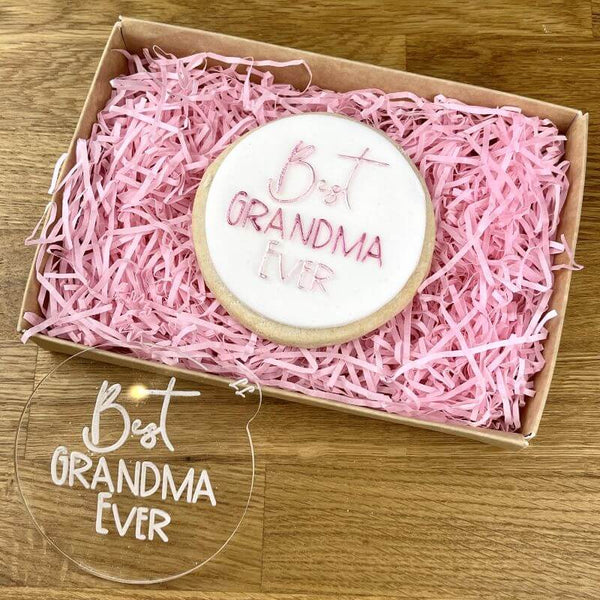 Best Grandma Ever Mother's Day Cookie Embosser