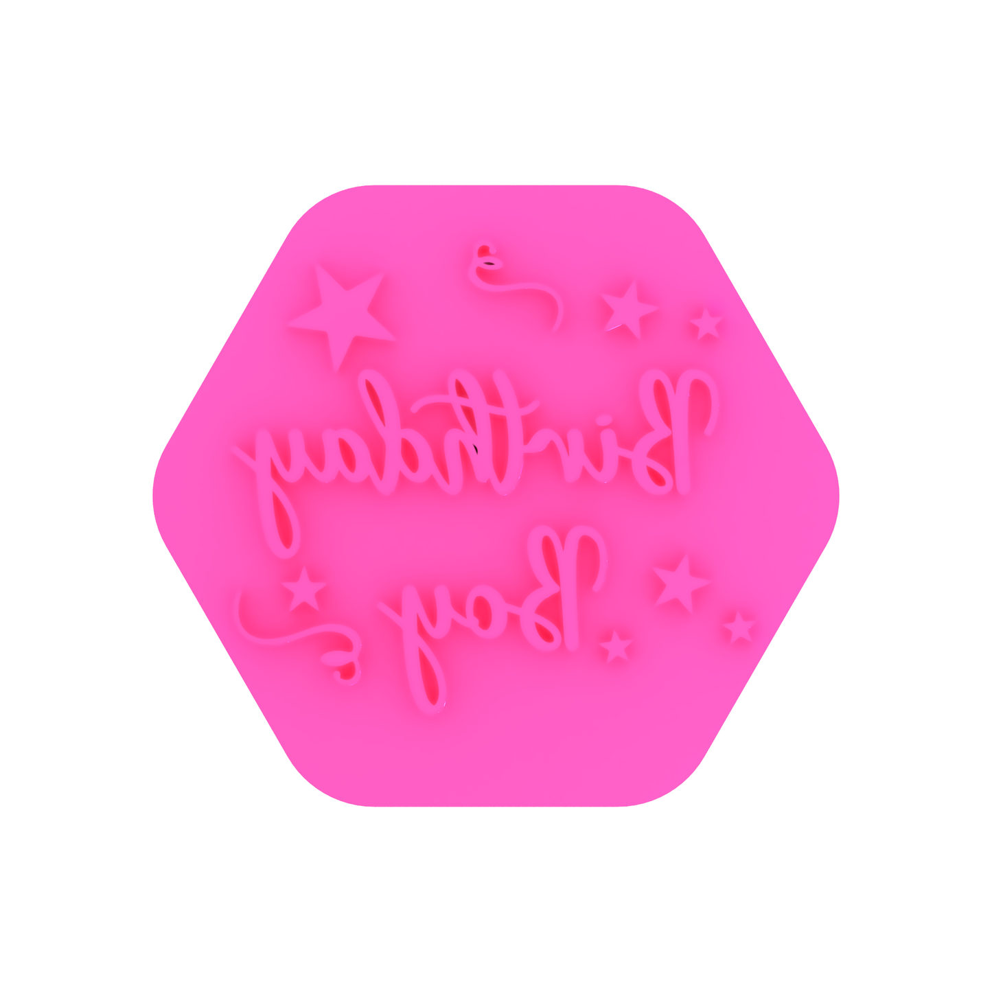 Birthday Boy Cookie Stamp with Stars