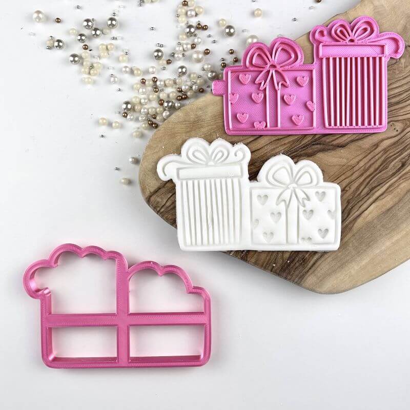 Birthday Presents Cookie Cutter and Stamp