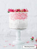 Blooming Garland Cake Stencil - Full Size Design