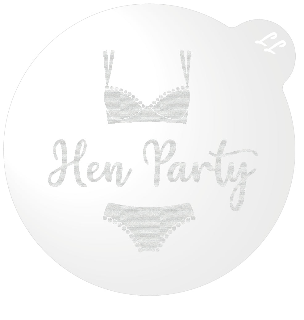 Bra and Knickers Hen Party Cookie Embosser