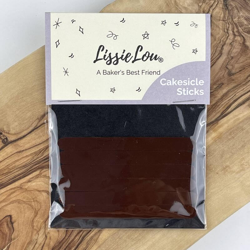 Brown Acrylic Cakesicle Lollipop Sticks