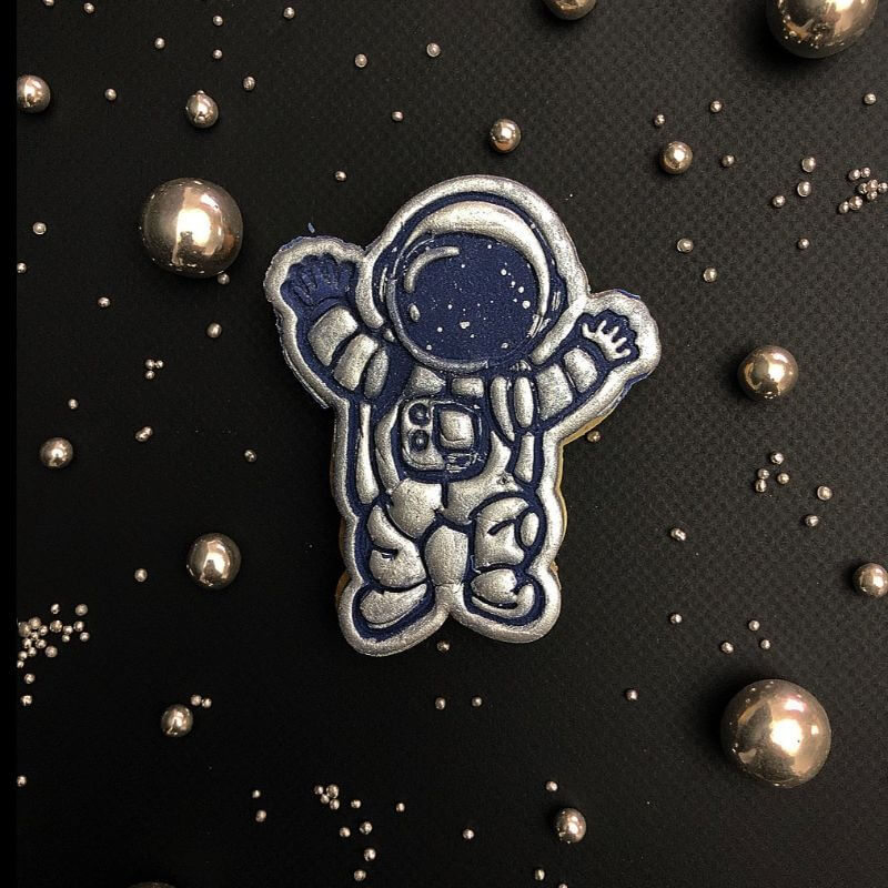 Astronaut Space Cookie Cutter and Stamp