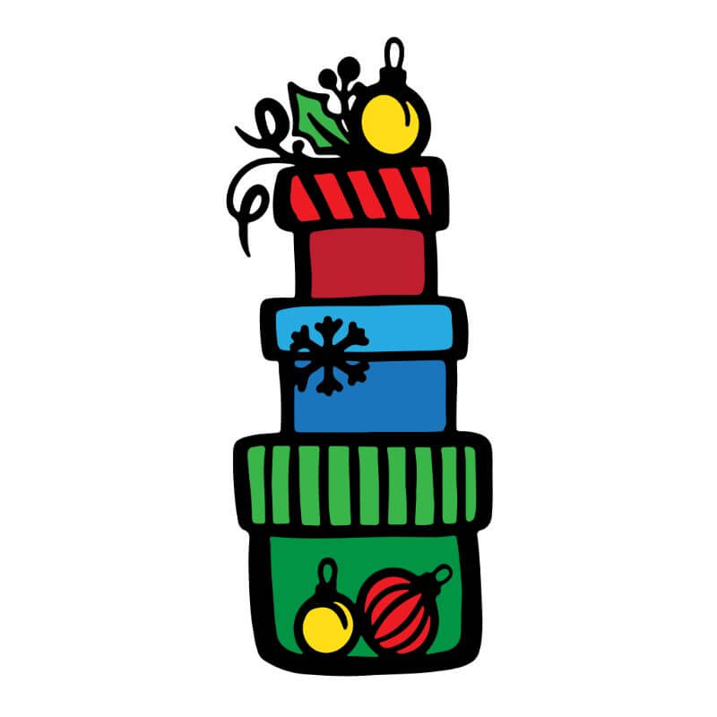 Stack of Presents Cookie Cutter