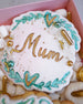 Mum with Heart and Vine Border Mother's Day Cookie Cutter and Stamp