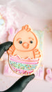 Easter Chick Large Cookie Cutter and Embosser