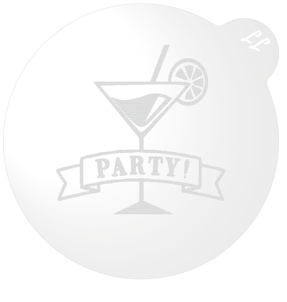 Cocktail Party Cookie Embosser