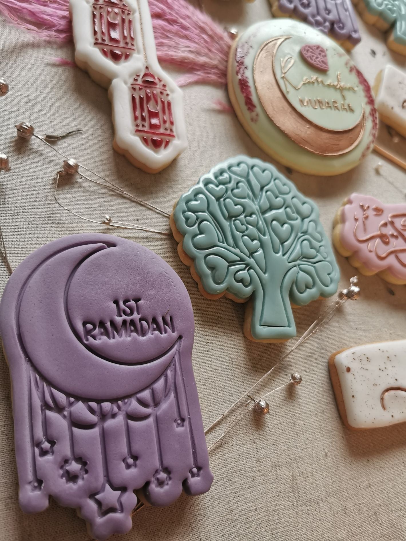 1st Ramadan with Moon Cookie Cutter and Stamp