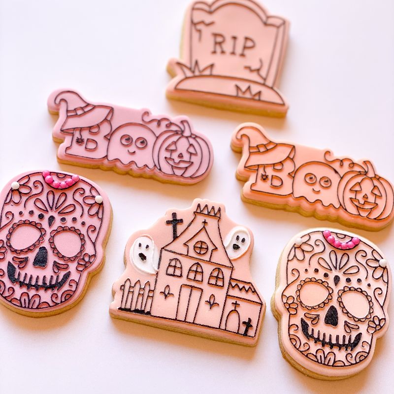 Boo Halloween Cookie Cutter and Embosser