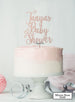 Custom Baby Shower With Name Pretty Acrylic Shopify - Mirror Rose Gold
