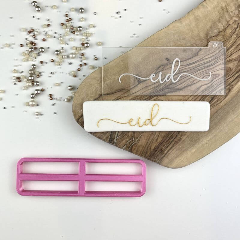 Eid in Verity Font Ramadan Cookie Cutter and Embosser