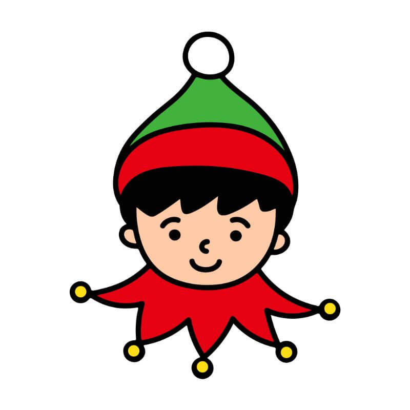 Elf on a Shelf Face Cookie Cutter