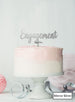 Engagement Cake Topper Premium 3mm Acrylic Mirror Silver