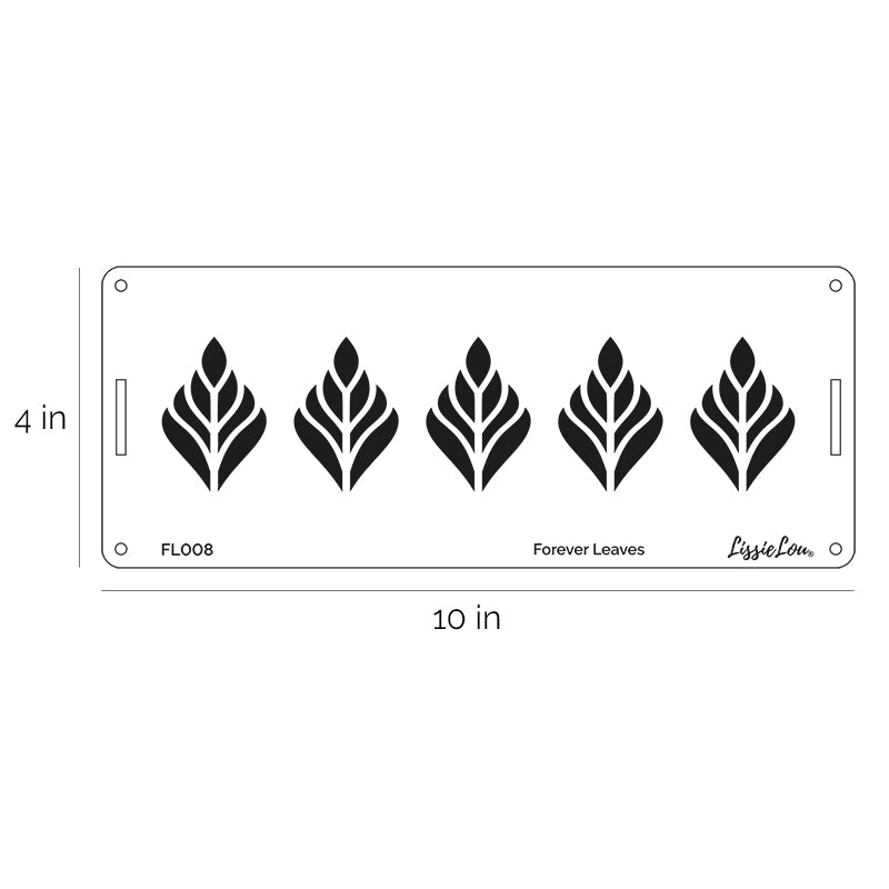Forever Leaves Cake Stencil - Border Design