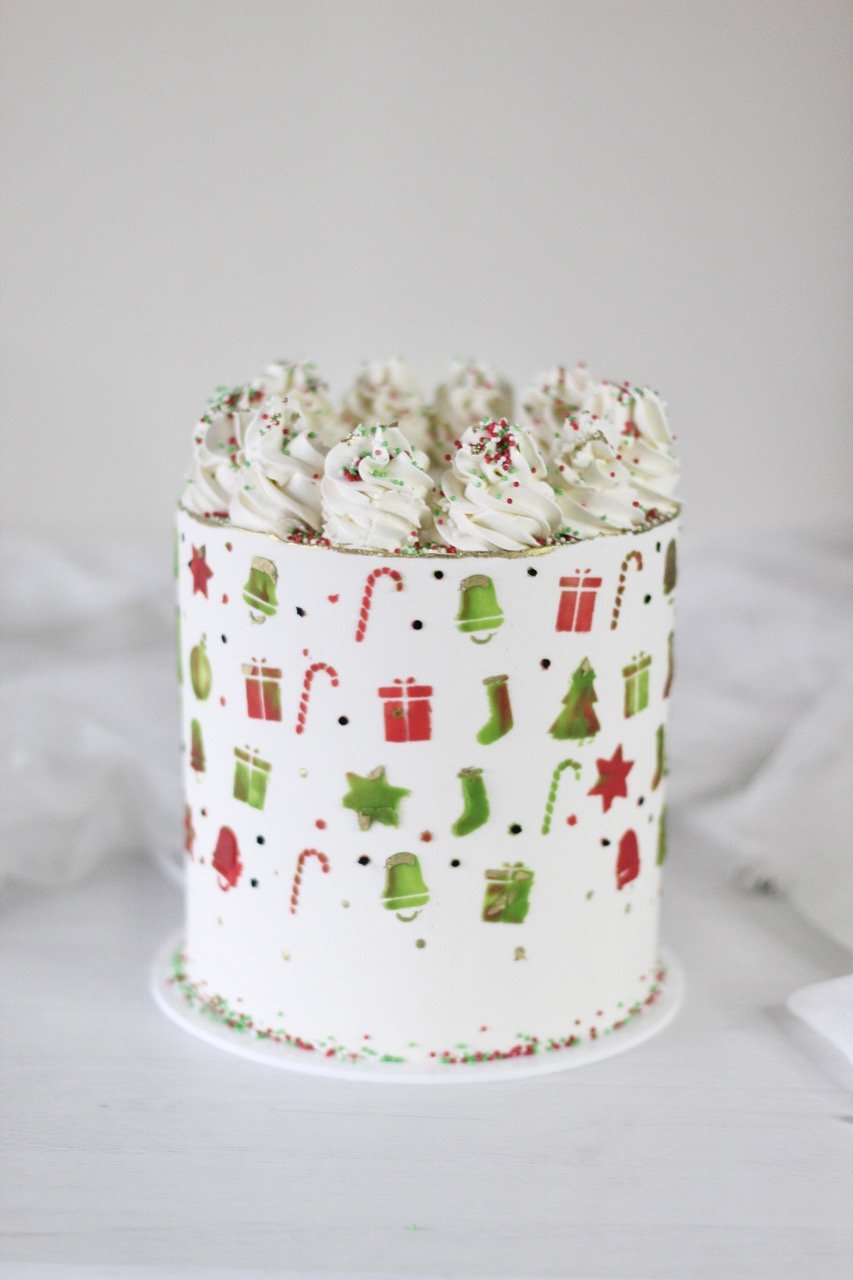 Christmas Cheer Full Size Stencil