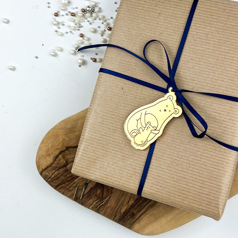 Father & Baby Bear Cookie Box Tags