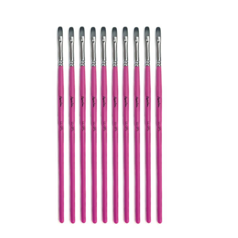 LissieLou Flat Paint Brush Size 2
