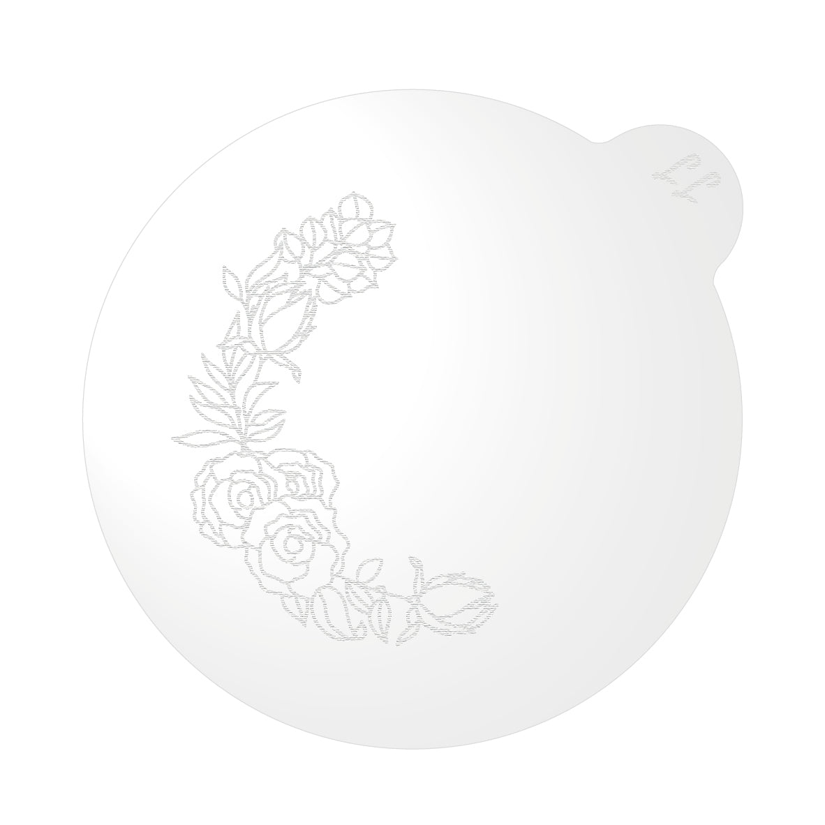 Floral Corner Cookie Embosser