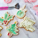 Modern Christmas Tree Cookie Cutter and Embosser