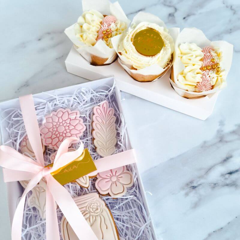 Happy Mother's Day Style 3 Circle Cupcake Discs Box Tags Pack of 4- Premium 3mm Acrylic