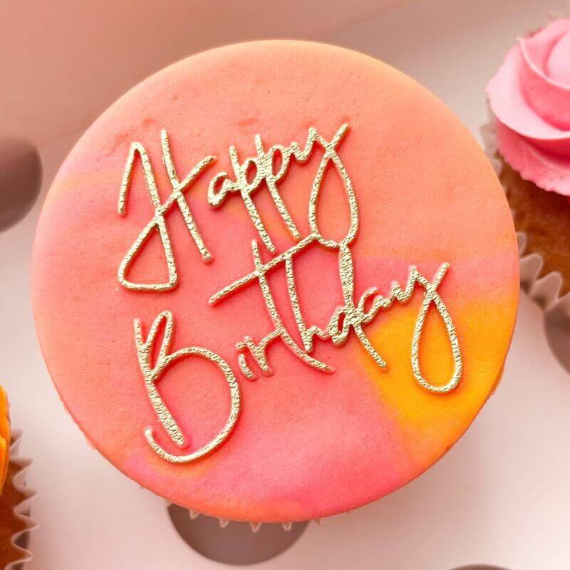 Happy Birthday Cookie Embosser