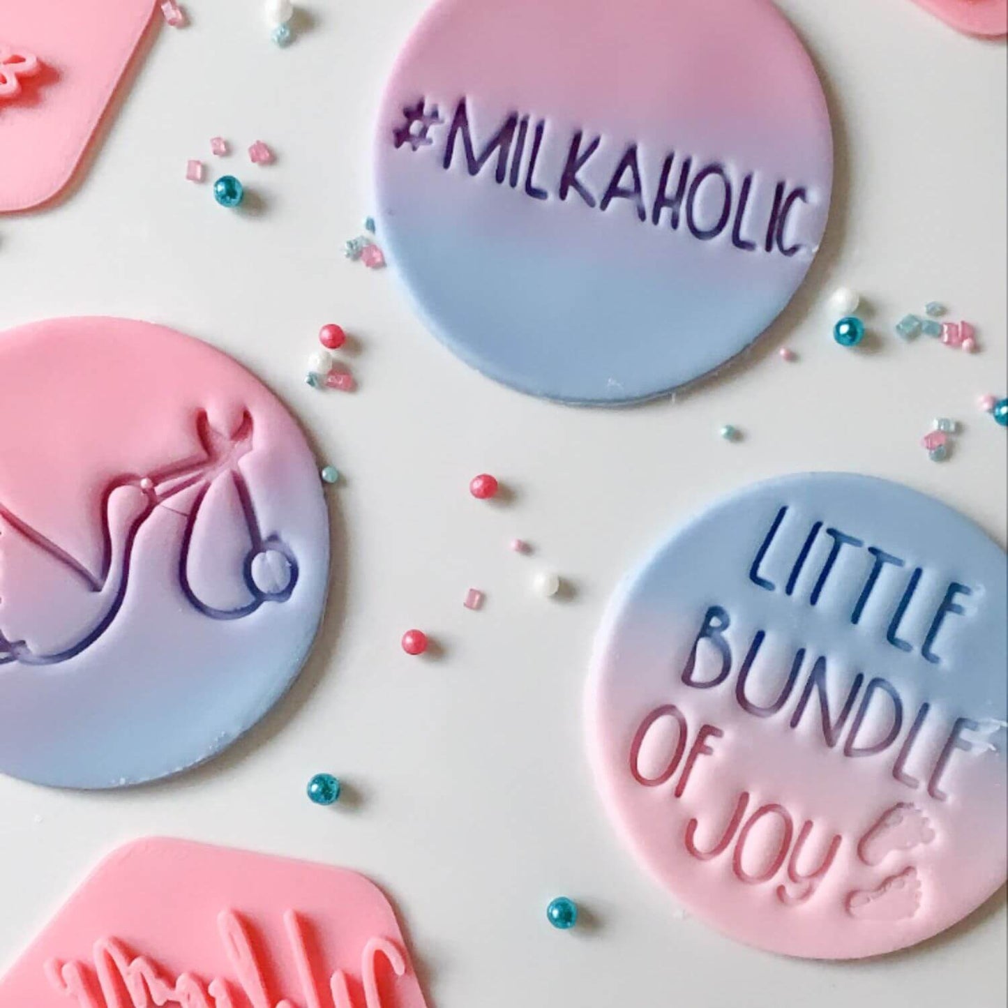 Little Bundle of Joy Baby Shower Cookie Stamp