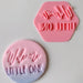 Welcome Little One Baby Shower Cookie Stamp