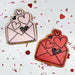 Envelope of Hearts Valentine's Cookie Cutter and Embosser