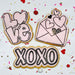 Kisses and Hugs XOXO Valentine's Cookie Cutter and Embosser