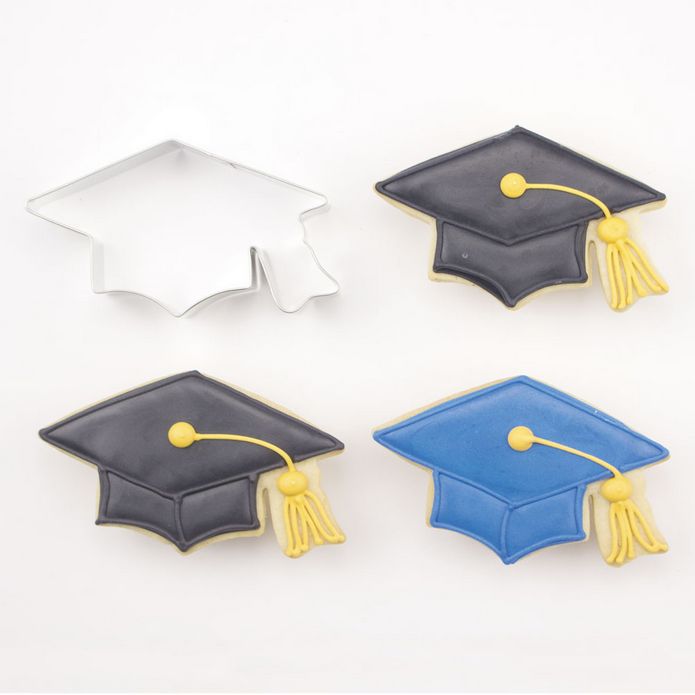 Graduation Cap Metal Cookie Cutter