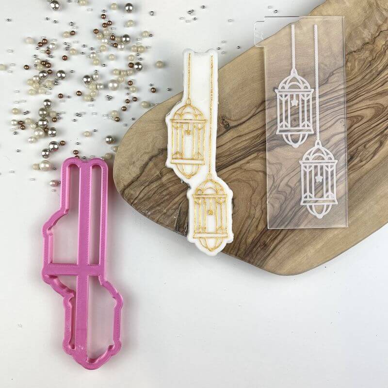 Hanging Lanterns Ramadan Cookie Cutter and Embosser