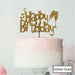 Happy Birthday Fun with Champagne Glasses Cake Topper Premium 3mm Acrylic