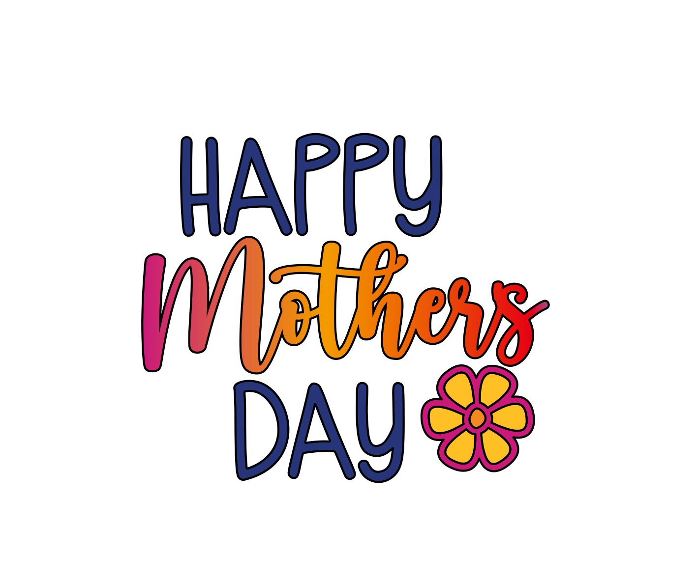 Happy Mother's Day Style 2 Cookie Cutter