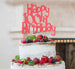 Happy 100th Birthday Cake Topper Glitter Card Light Pink